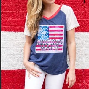 American Made V-neck